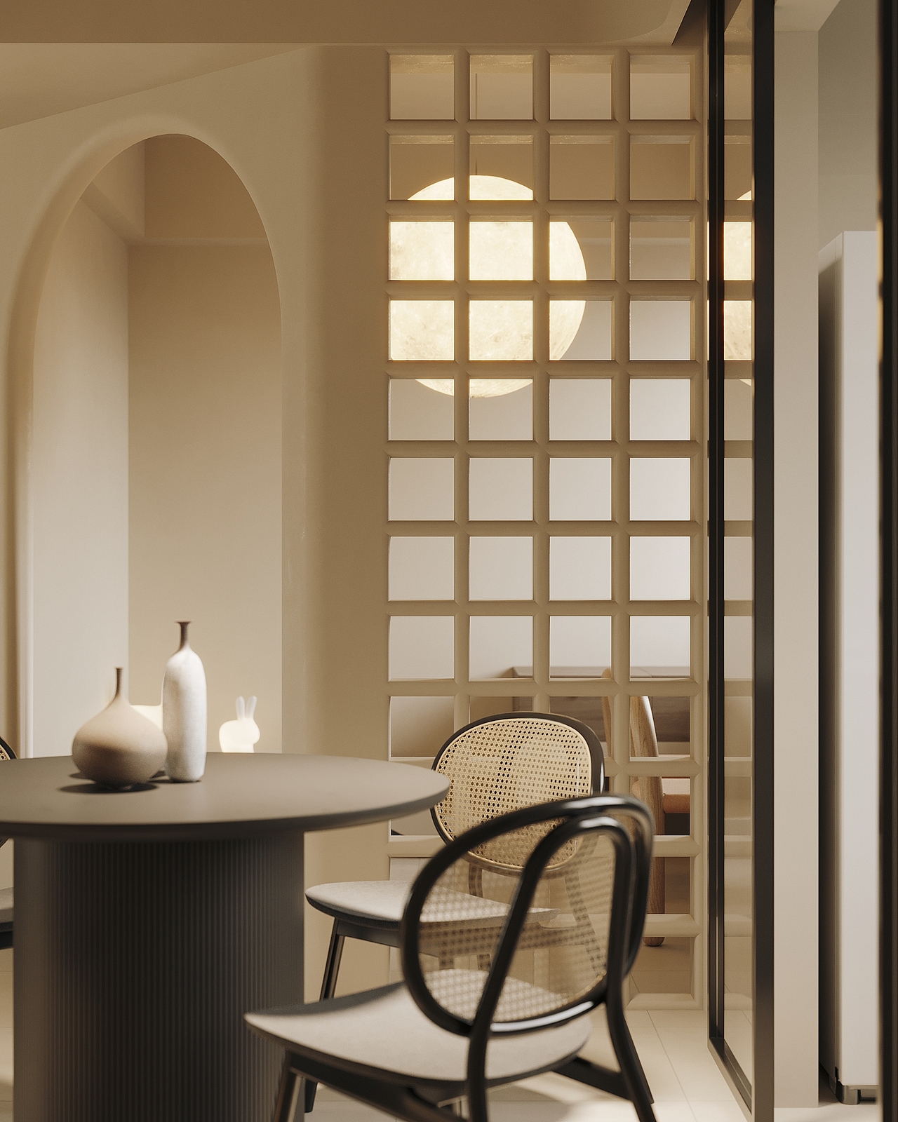 暖色系的兔子房