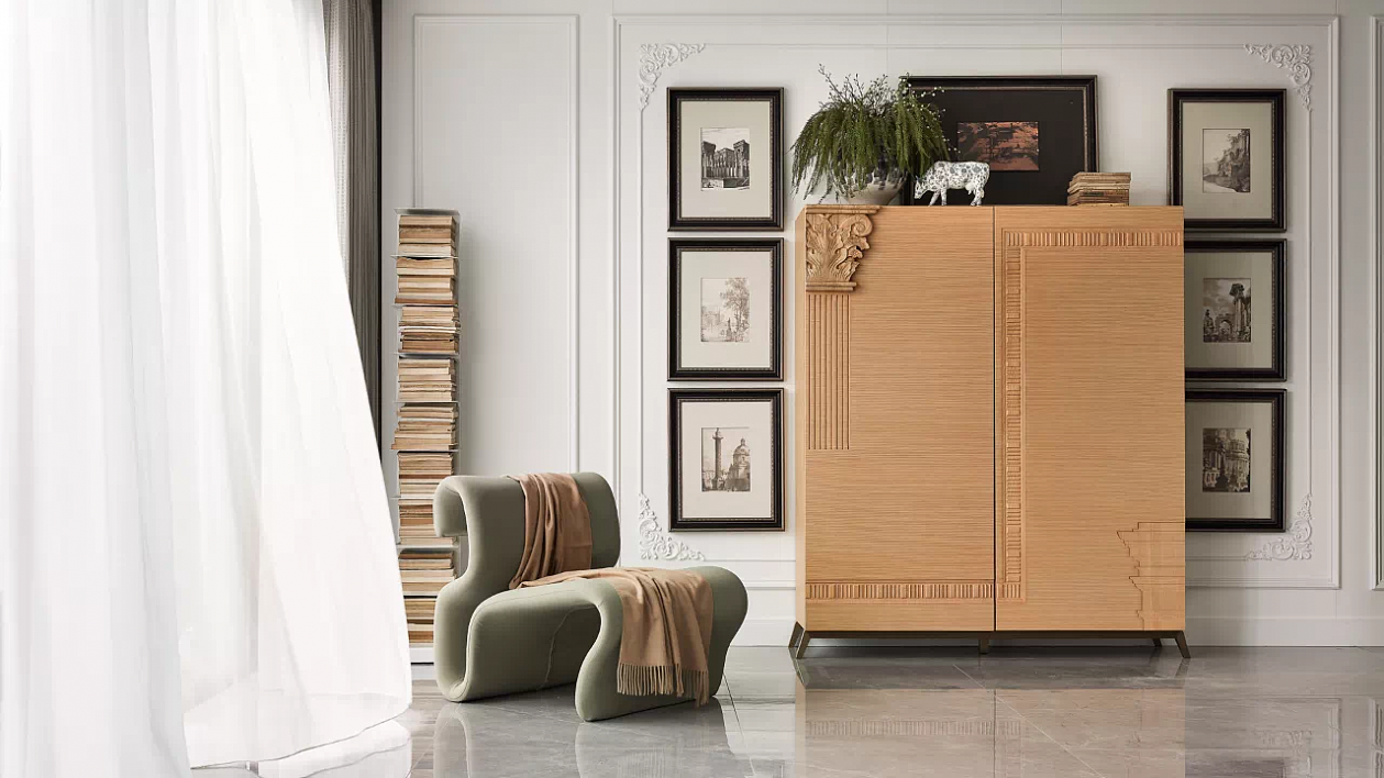 东方韵味混搭法式浪漫,用艺术美学演绎 388㎡ 墅居