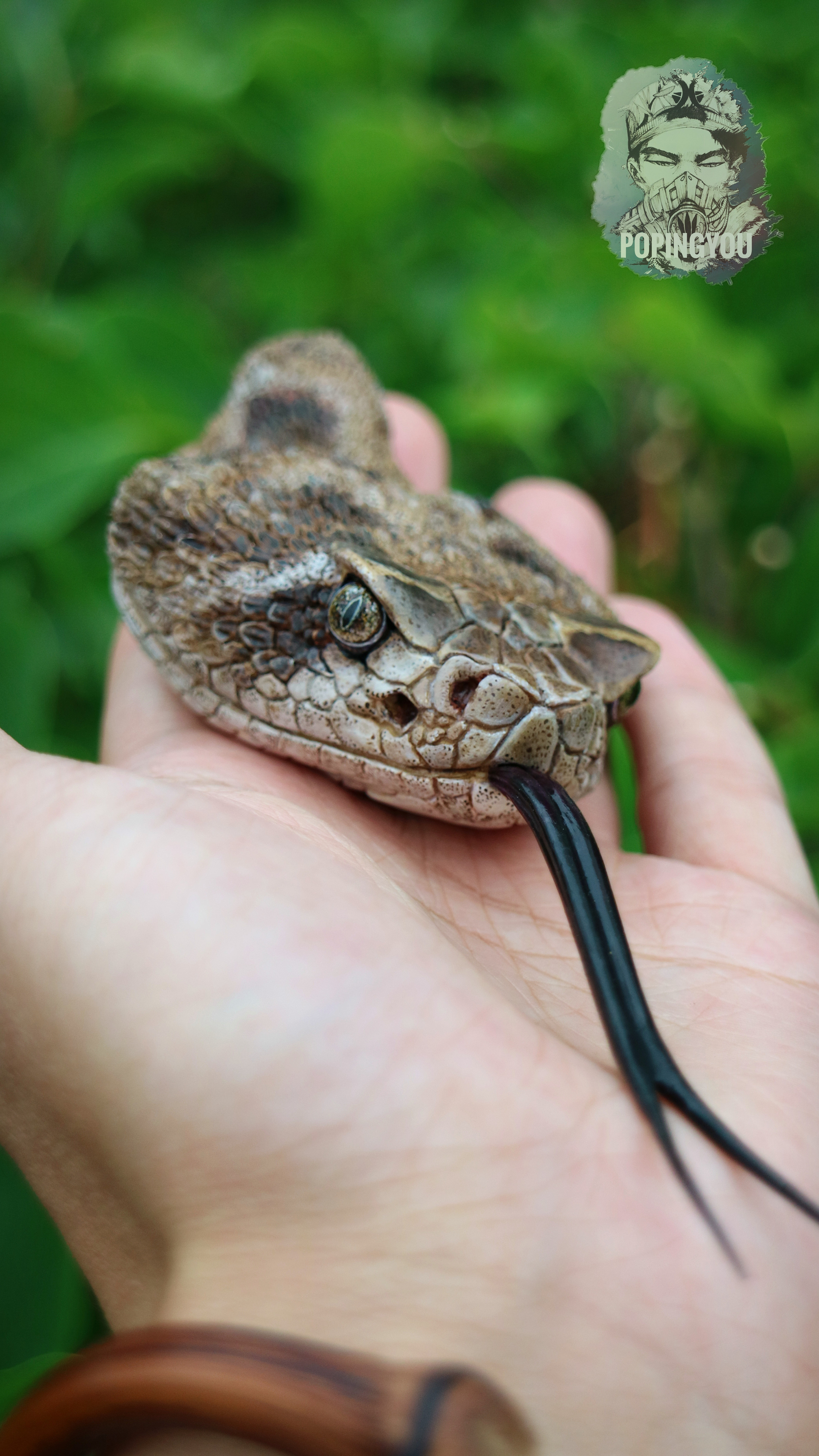 能够"泡酒"的响尾蛇头gk涂装_popingyou-站酷zcool