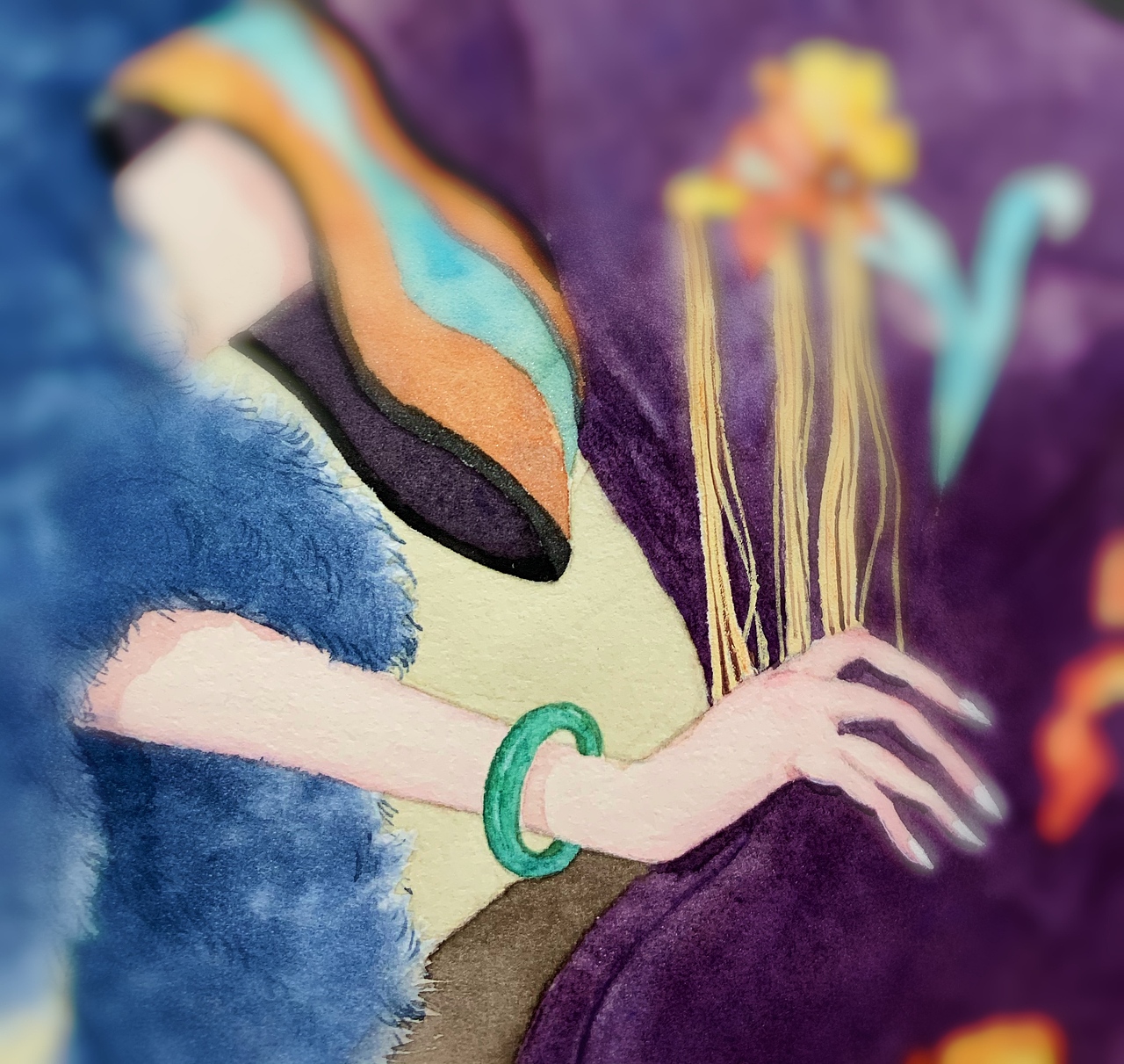 春暖花开（图ZMTk1MjE0ODU2） - 绘画 - 站酷设计师慕雨cc原创素材 - 站酷ZCOOL