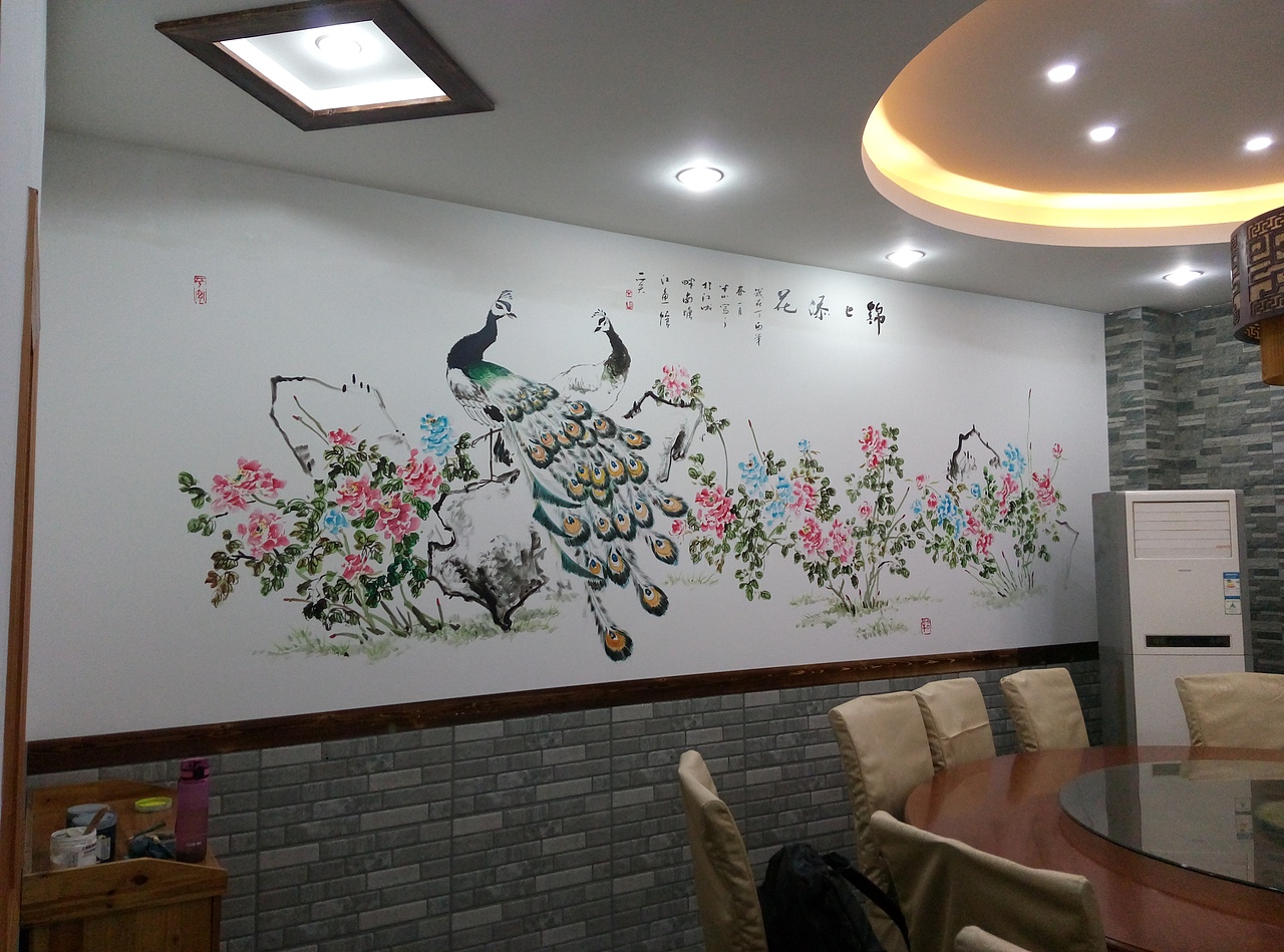 饭店手绘