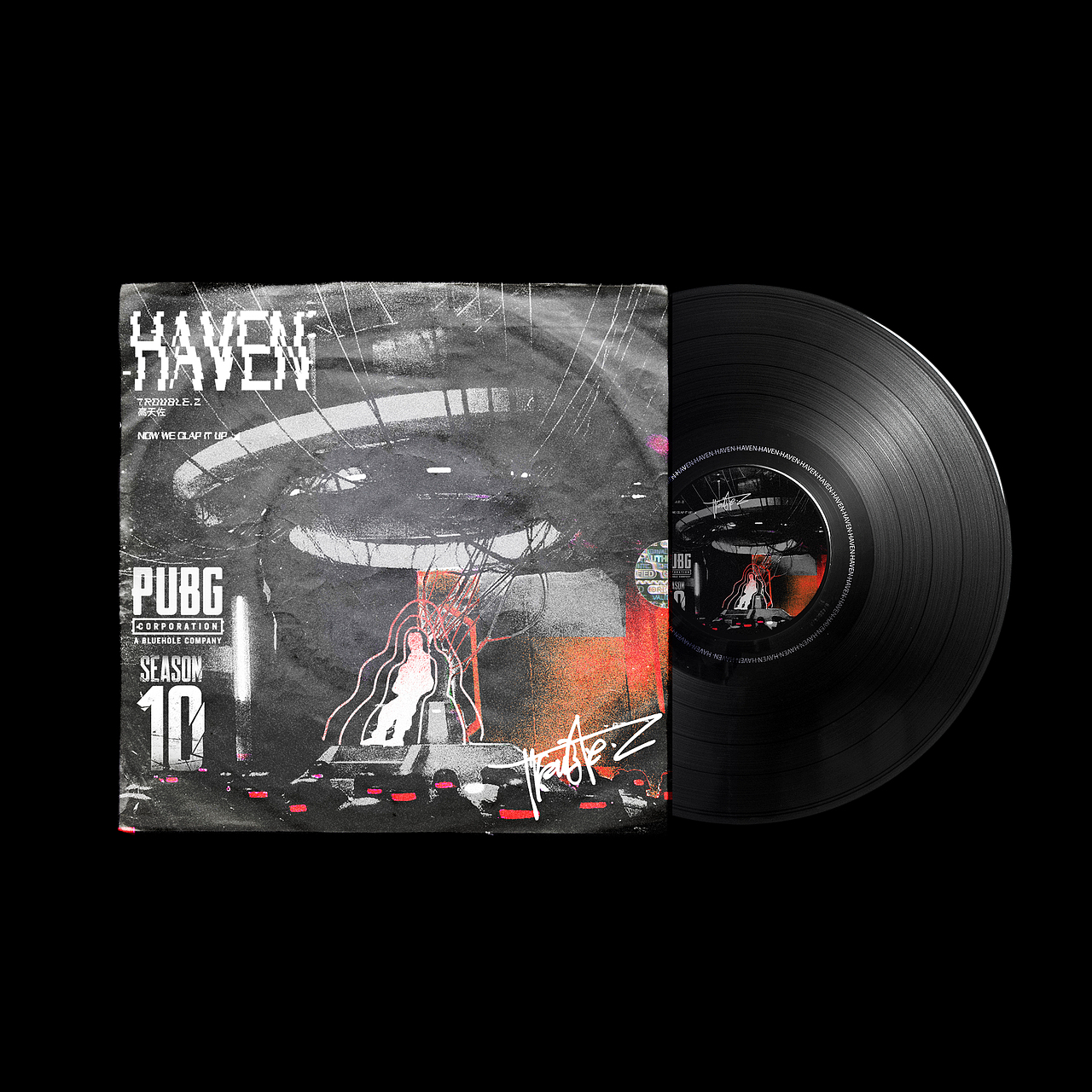 【PUBG第十赛季】新地图主题曲专辑封面（图ZMjQzMjA5MTky） - 商业插画 - 站酷设计师波野原创素材 - 站酷ZCOOL