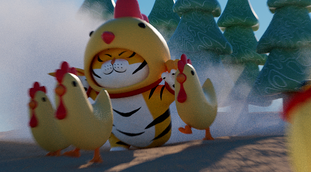 C4D动画视频制作过程分享《春节年夜饭》（图ZMjkzMTc2NjQ4） - 动画/影视 - 站酷设计师Mobel猫辈原创素材 - 站酷ZCOOL