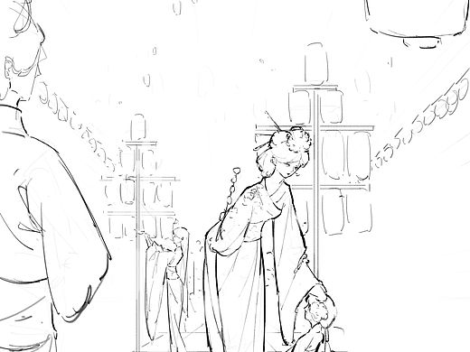 【绘画过程】猜猜我买了什么（个人主页-ZNjQ3ODk0MjQ=） - 创作习作 - 站酷设计师随笔猫猫原创素材 - 站酷ZCOOL