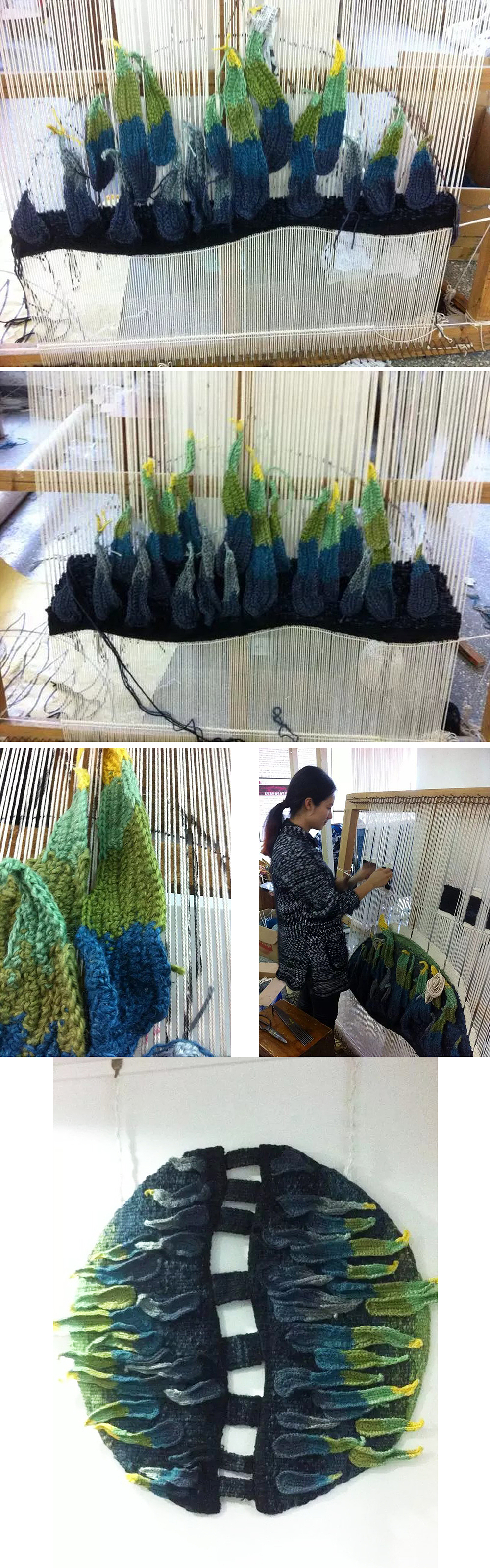 壁挂纤维艺术《流年.微光》(图ZNDk2OTkzNDQ=) - 工艺品设计 - 站酷设计师ada_mm原创素材 - 站酷ZCOOL