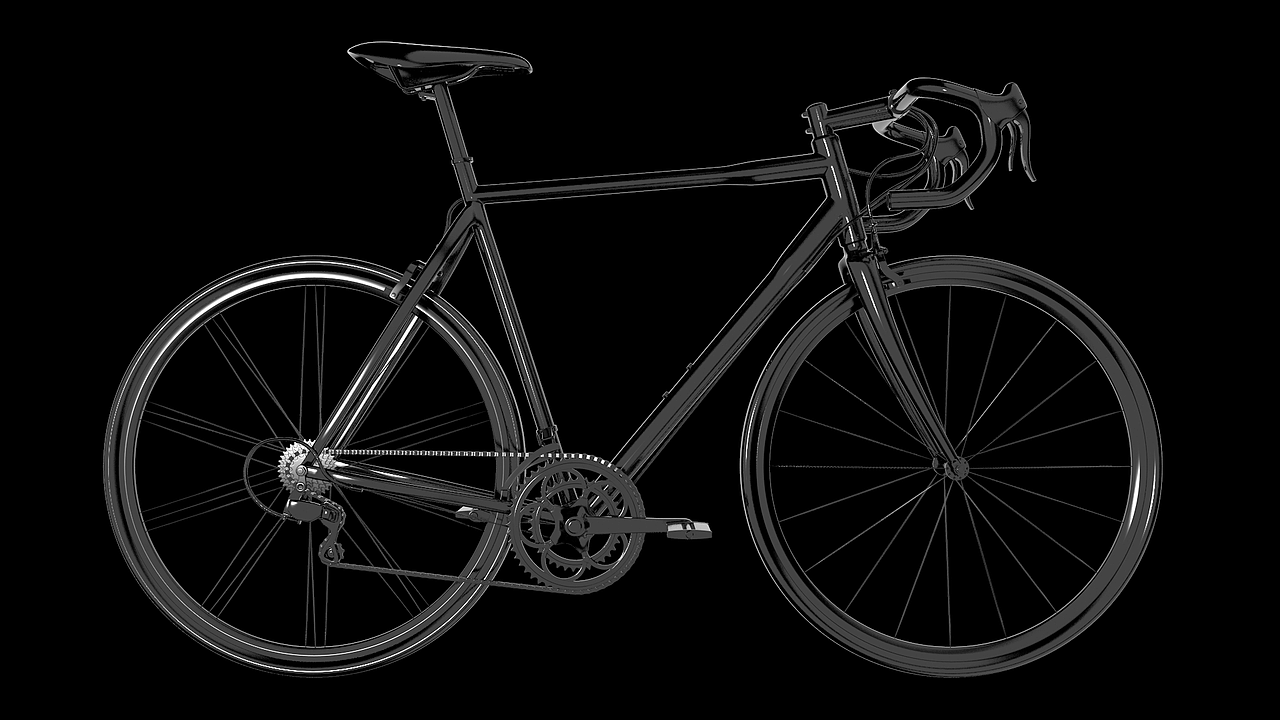 山地自行车——C4D物理渲染器