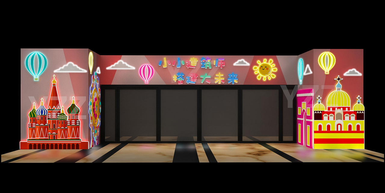 墙面亮化,墙面装饰美陈,商场美陈|空间|展陈设计|美陈小战灬 - 原创