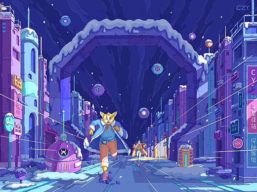 快~下雪啦~