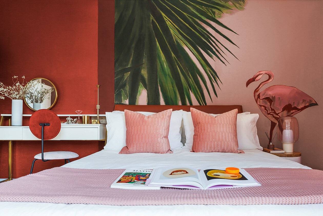 手绘墙纸,抱一艺术出品