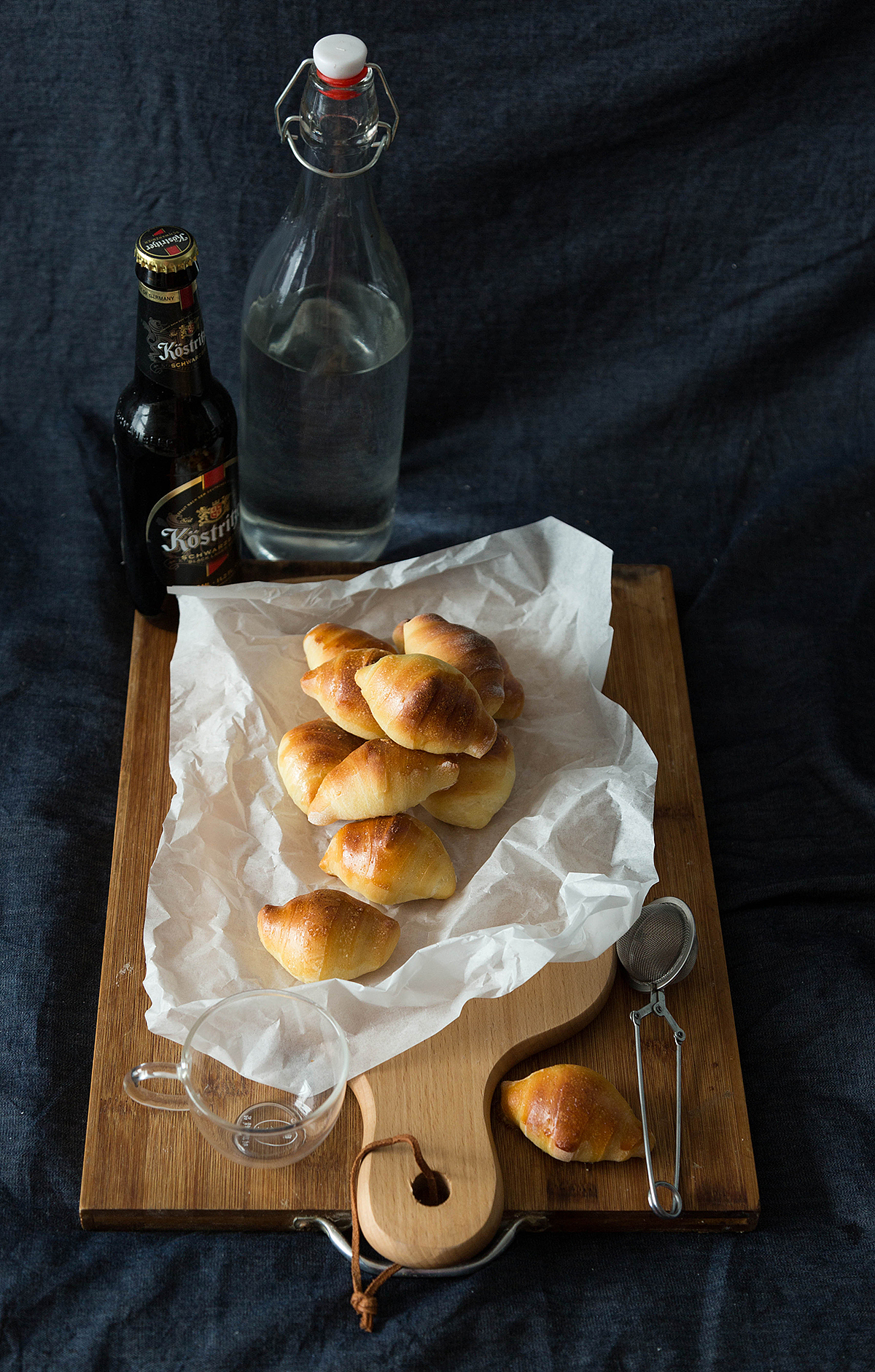 初五迎财神--黄金丹麦牛角面包