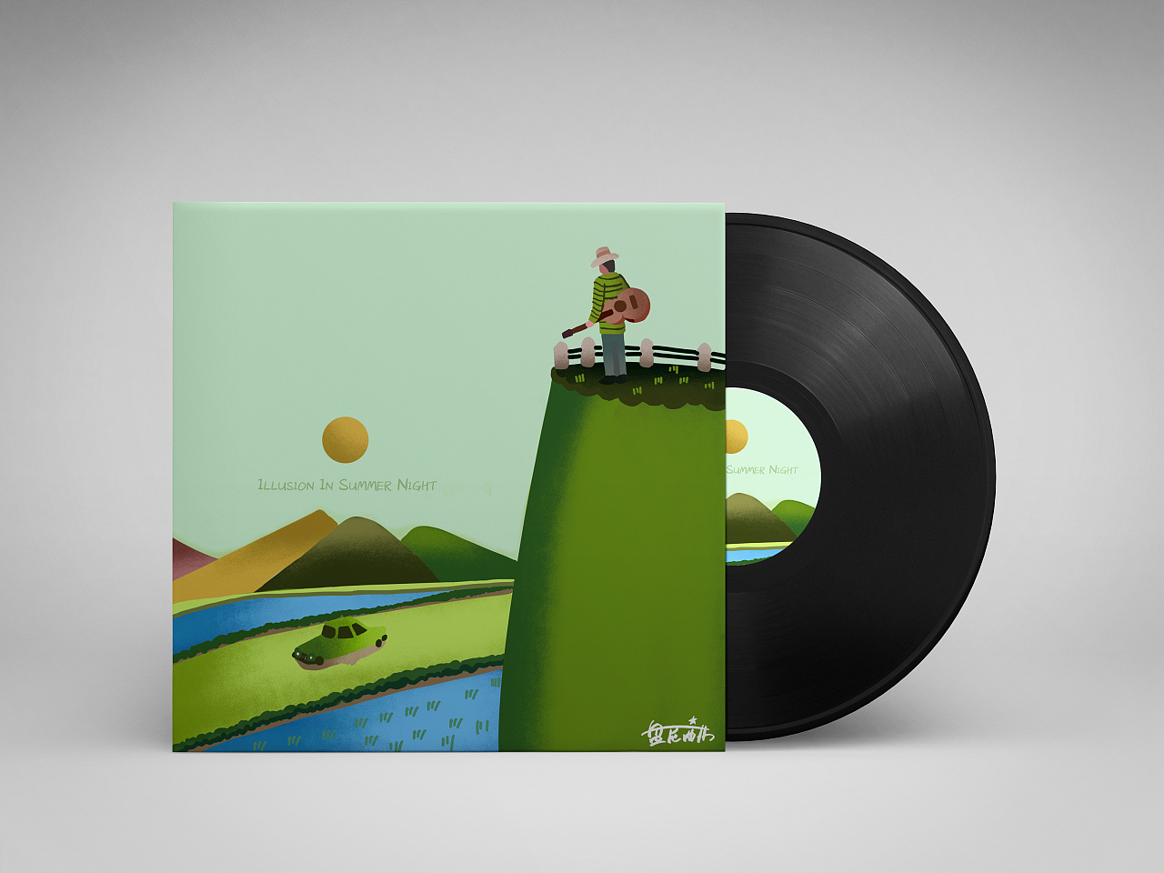 摇滚唱片封面设计