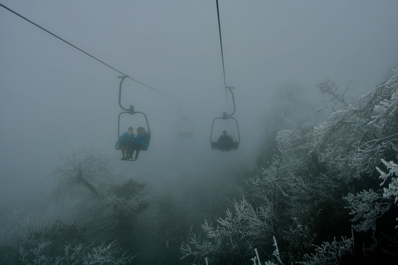 山上的冰雪世界