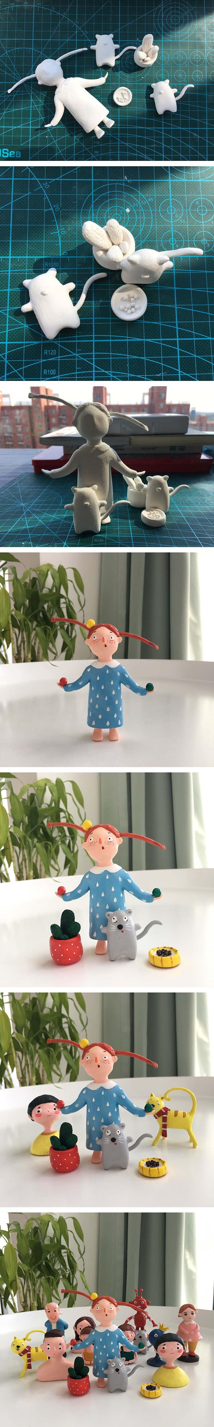 石塑粘土|小怪物