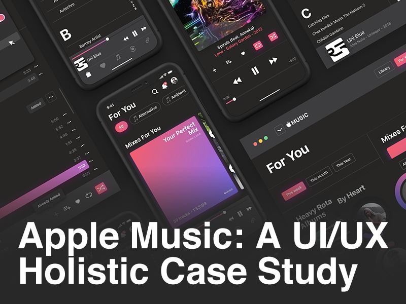 Apple Music: UI/UX 整体案例研究——Thomas Le Corre_OUPIN设计塾-站酷ZCOOL