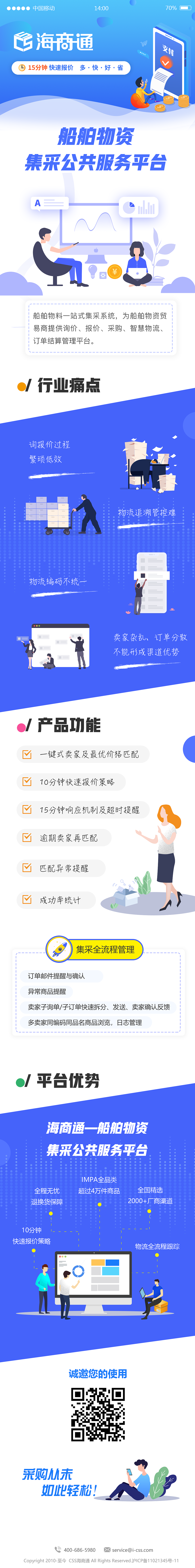 船舶物资平台APP宣传海报