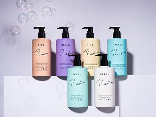 彩色沐浴露摄影