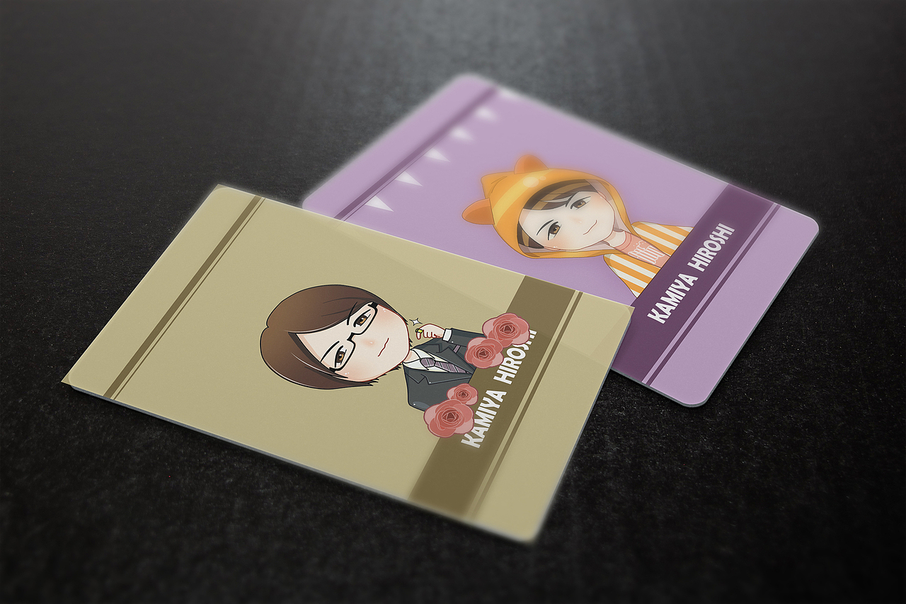 卡通形象卡面设计x2