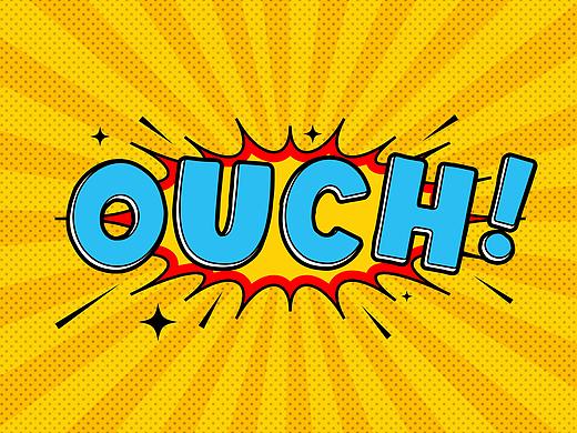 OUCH! 漫画风（个人主页-ZNDQ1NDgxMDA=） - 海报 - 站酷设计师ASHionl原创素材 - 站酷ZCOOL