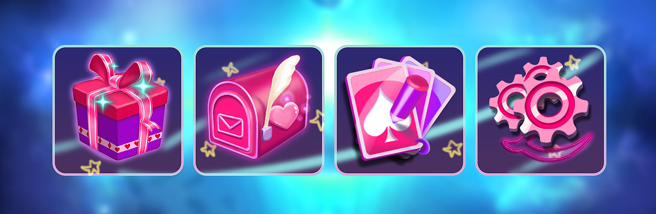 一组少女心的导航图标（图ZODEzNTQ3NjA=） - 游戏UI - 站酷设计师Azalea_Xu原创素材 - 站酷ZCOOL
