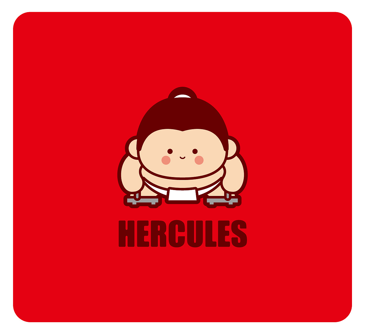 一组可爱的餐饮吉祥物