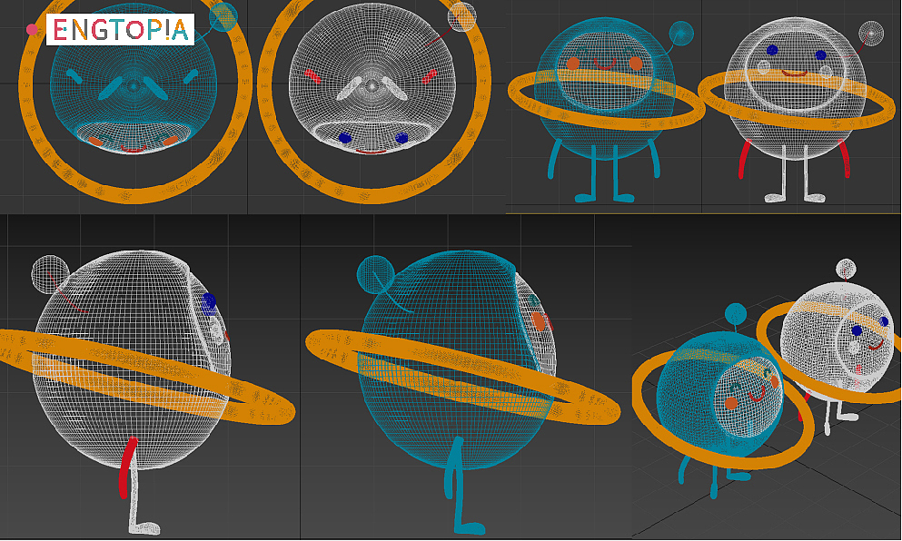 ENGTOPIA（图ZMTI1OTE0NTE2） - IP形象 - 站酷设计师JuliaGe原创素材 - 站酷ZCOOL