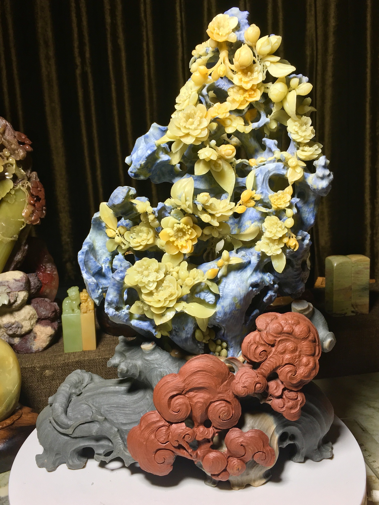 青田石雕艺术品|手工艺|工艺品设计|刘苏永 - 原创作品 - 站酷 (zcool