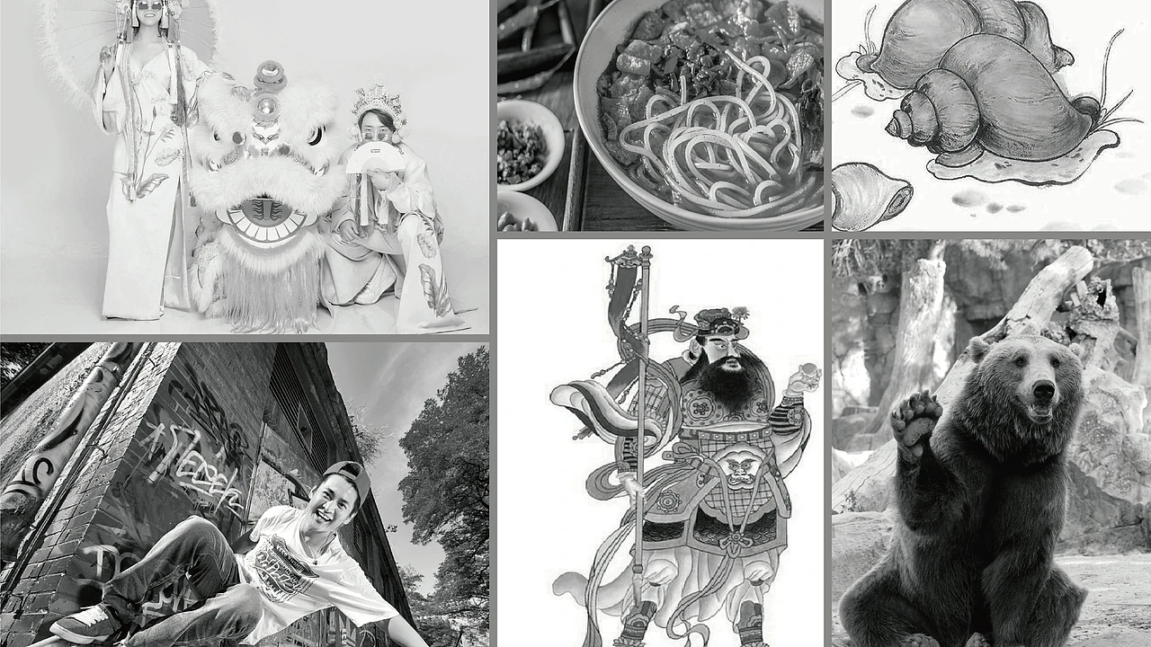 洛阳餐饮品牌策划-餐饮全案案例-阿熊螺蛳粉-logo设计