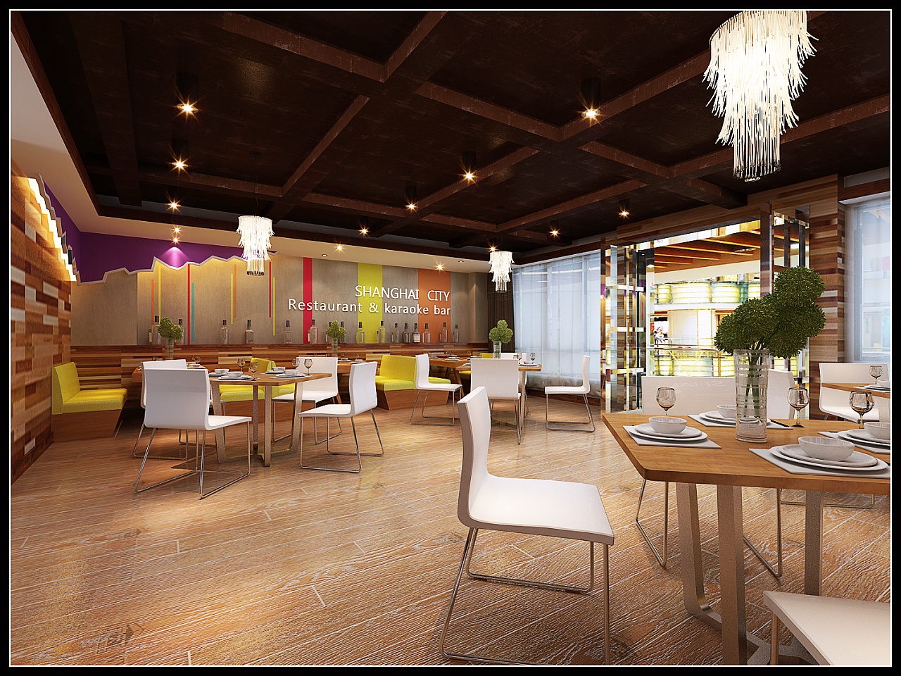 港式客餐厅|空间|室内设计|Z69056146 - 原创作品 - 站酷 (ZCOOL)