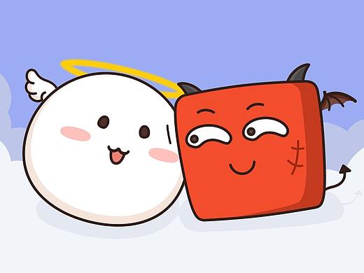 圆天使方恶魔表情包第二弹