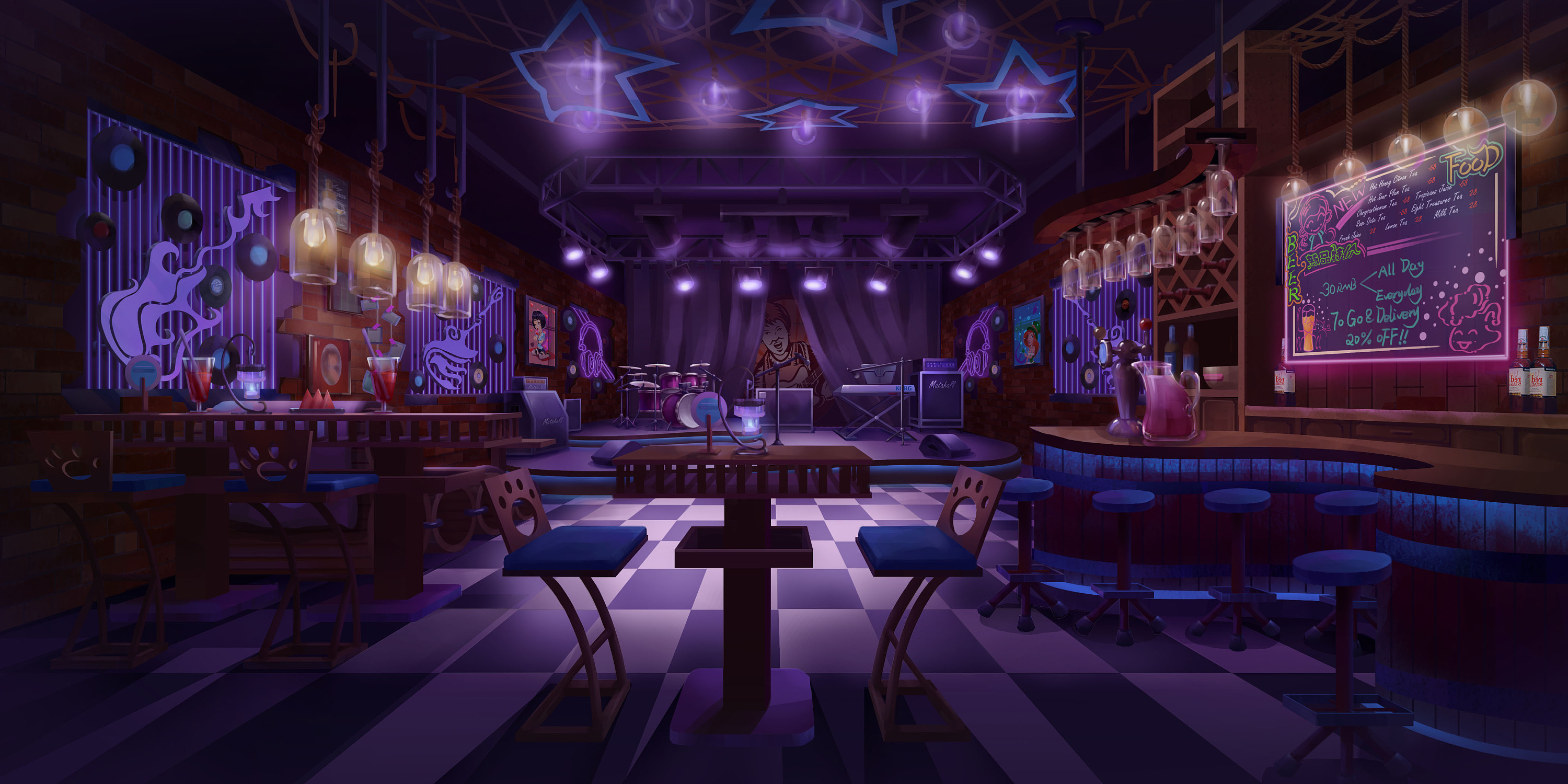 拍摄场景|插画|游戏原画|沫沫wd - 原创作品 - 站酷 (zcool)