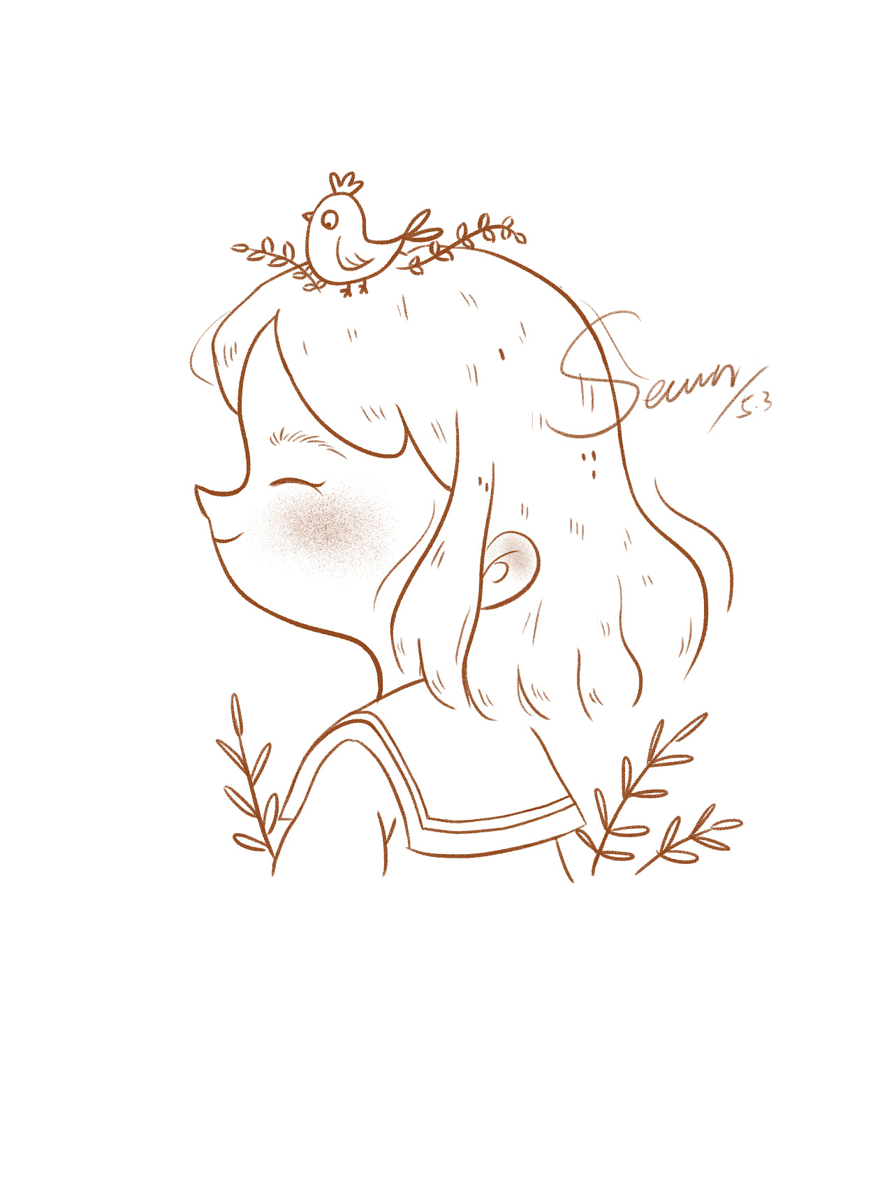 近期儿插线稿|插画|儿童插画|沙漏诗人 - 原创作品 - 站酷 (zcool)