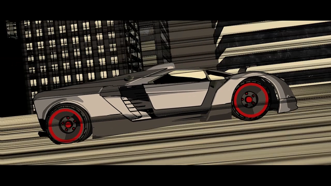 速度与激情—卡通与粒子合成