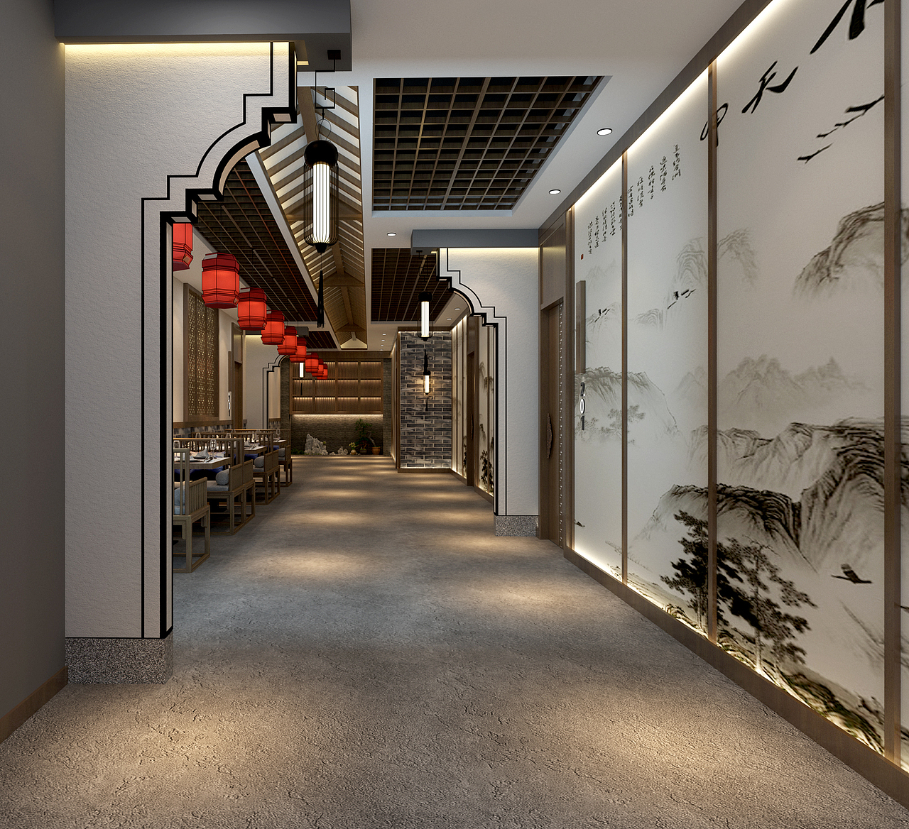 中式餐厅鱼头泡饭（图ZMjc3NzkzODU2） - 酒店餐饮设计 - 站酷设计师海纳百泉原创素材 - 站酷ZCOOL