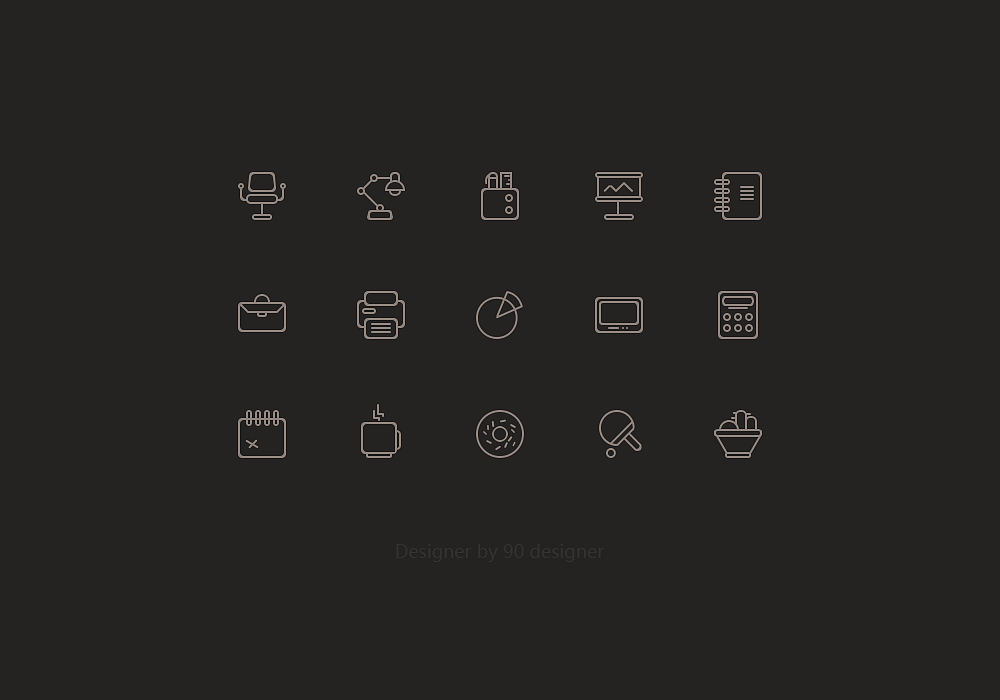 不同风格icon练习