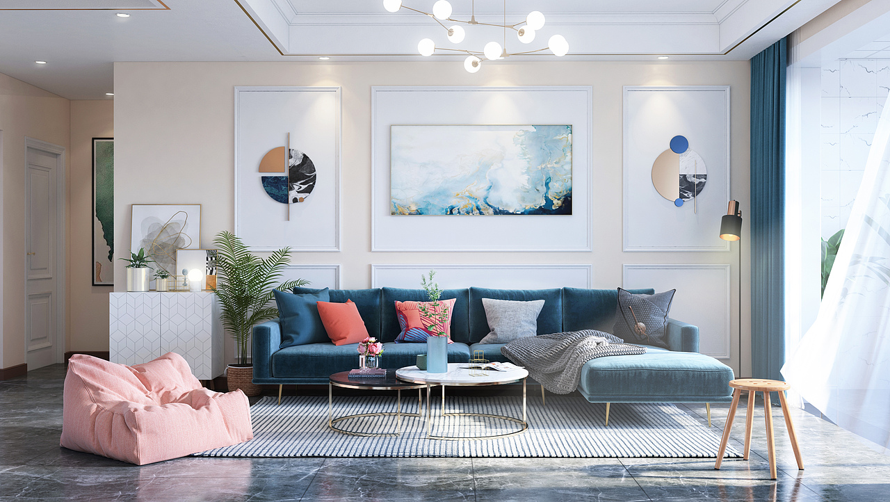 現(xiàn)代 簡約 輕奢 軟裝（圖ZMTc2MDk5ODgw） - 家裝設(shè)計 - 站酷設(shè)計師丿至尊寶原創(chuàng)素材 - 站酷ZCOOL