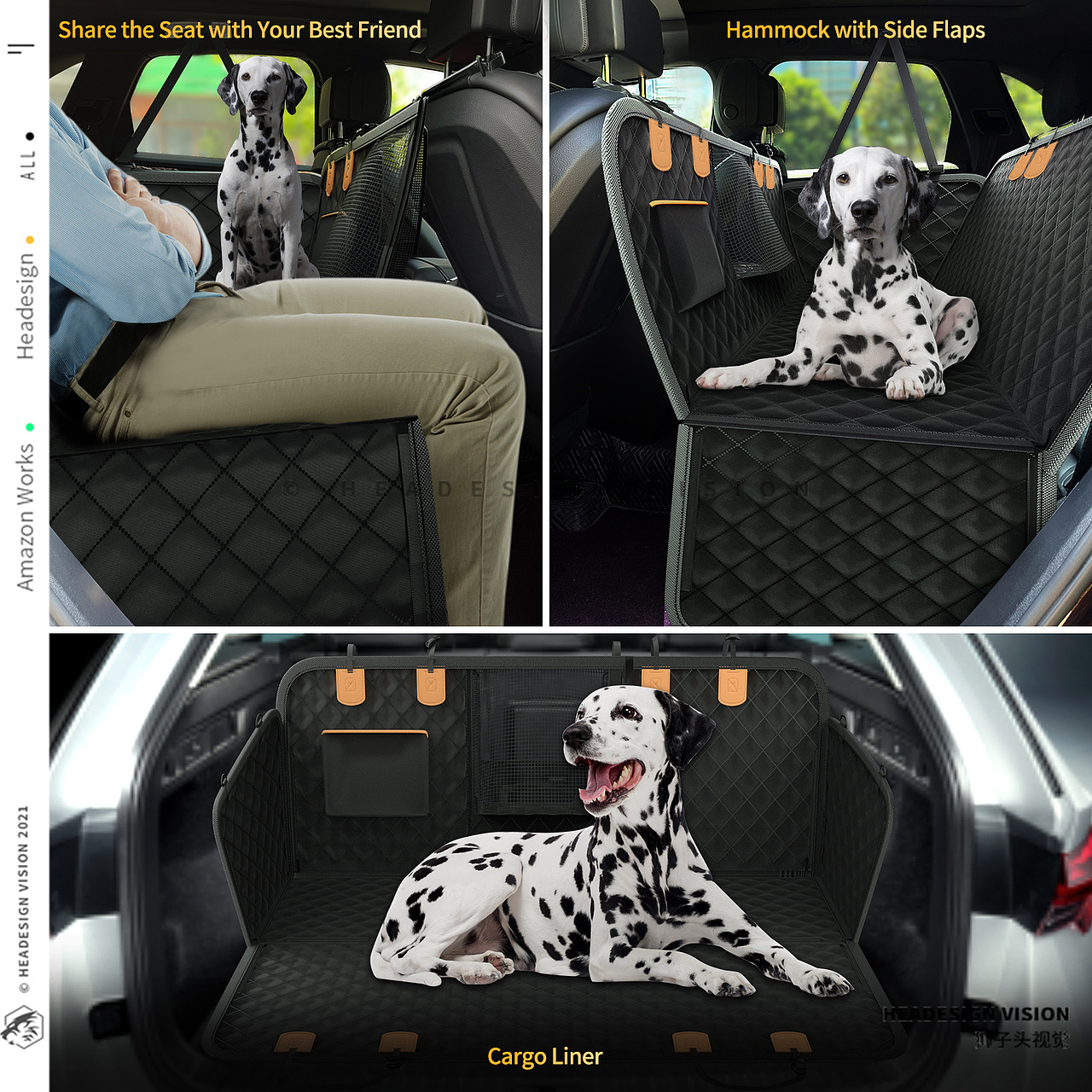 汽车宠物垫产品拍摄_主图设计_A+页面设计-狮子头视觉