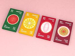 in water 泡腾片包装设计