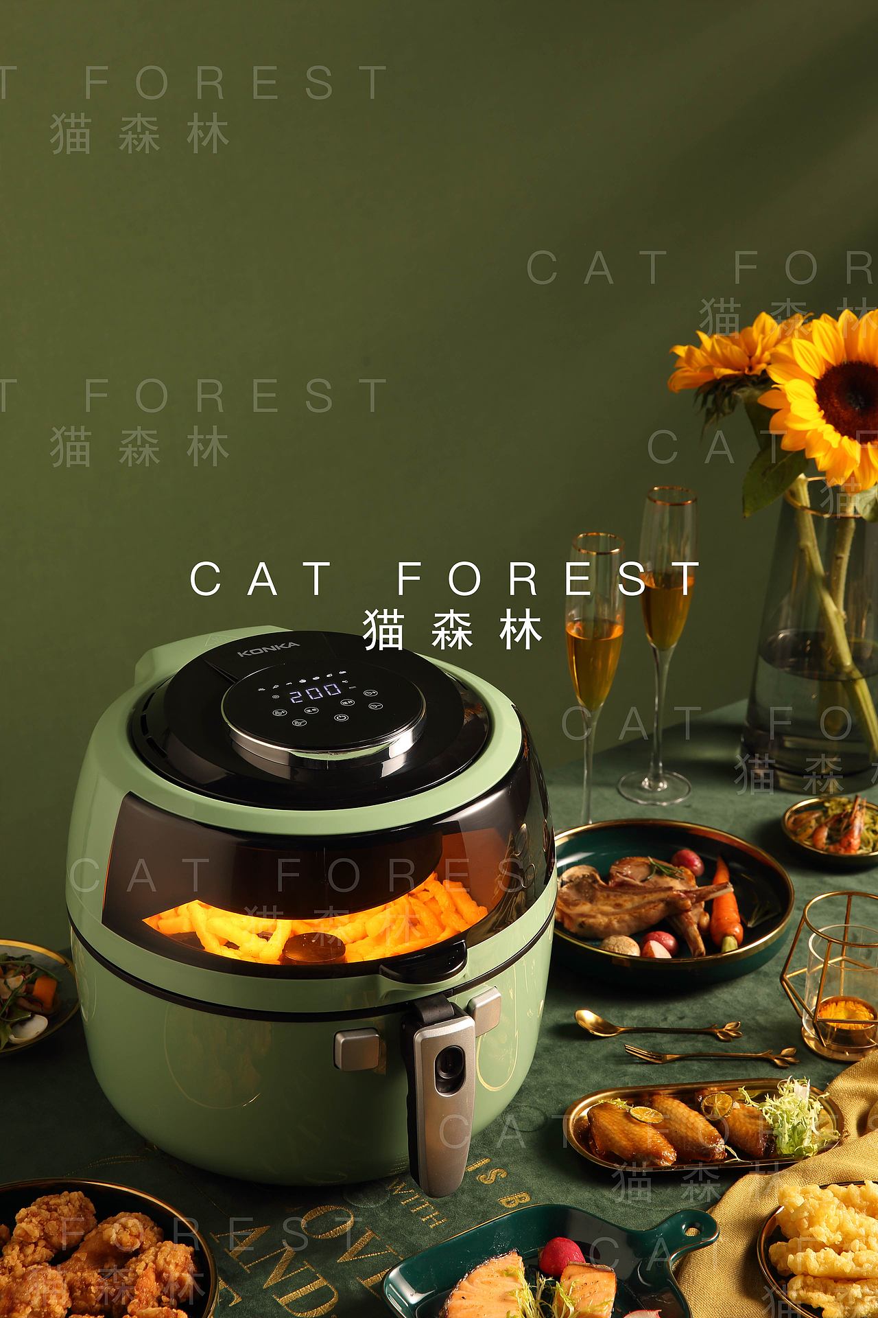 康佳-空气炸锅拍摄