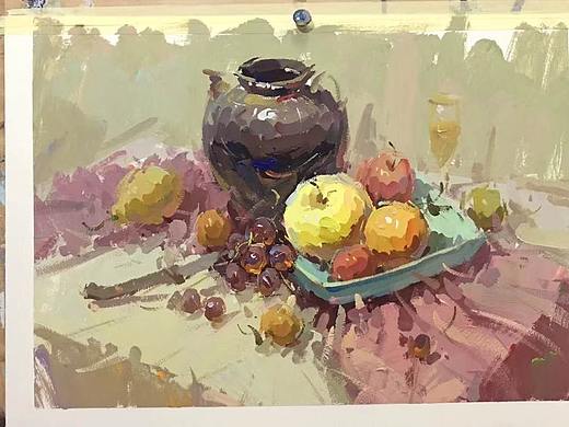 【水粉练习】静物组合练习