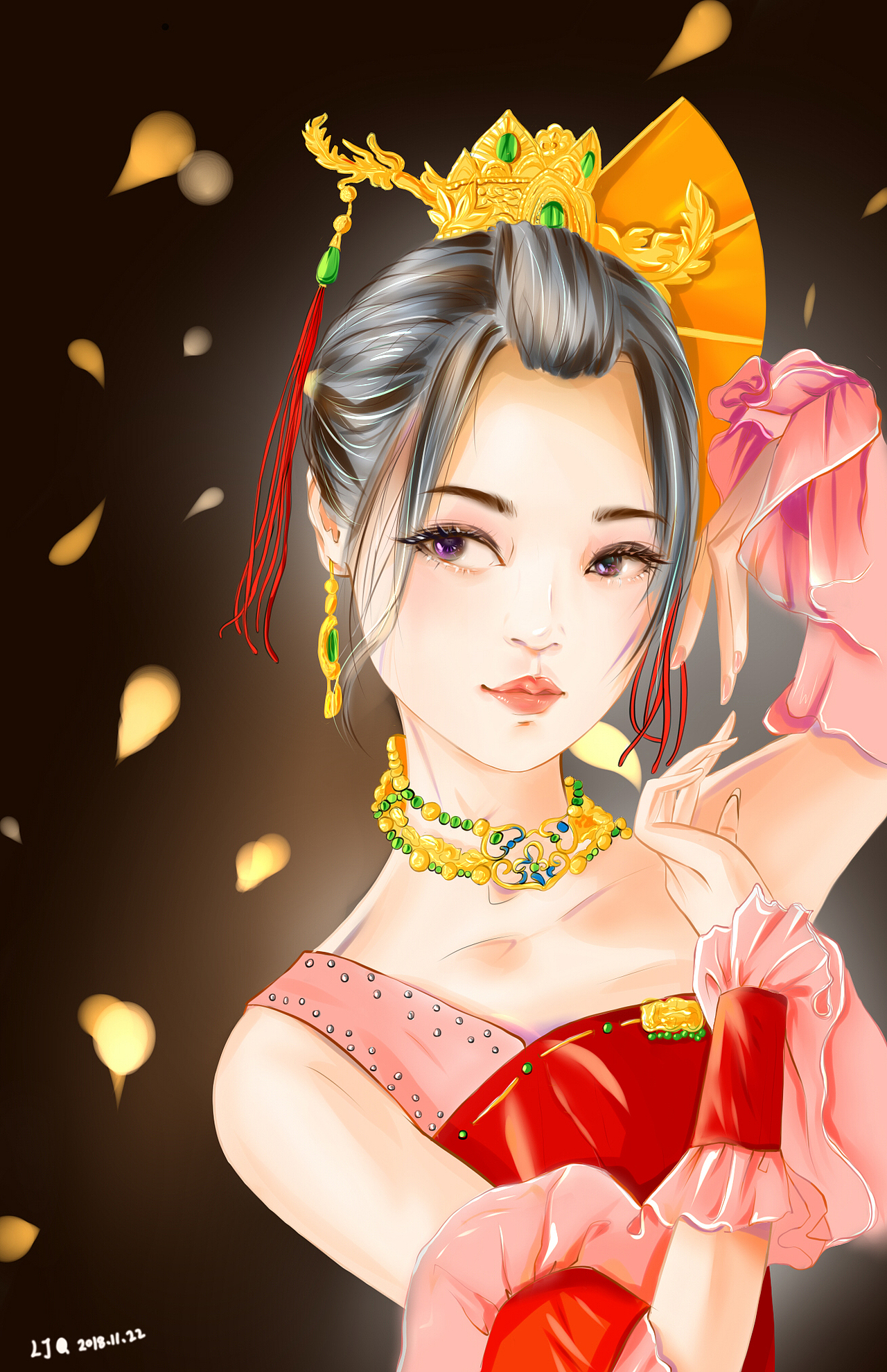 古风女孩儿（图ZMTM2MDU5Nzcy） - 创作习作 - 站酷设计师Kiki121原创素材 - 站酷ZCOOL