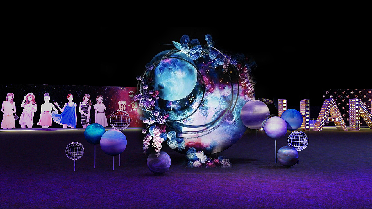 姬存希明星演唱会设计（图ZMTk4NTgzNTEy） - 其他三维 - 站酷设计师JerryYangYD原创素材 - 站酷ZCOOL