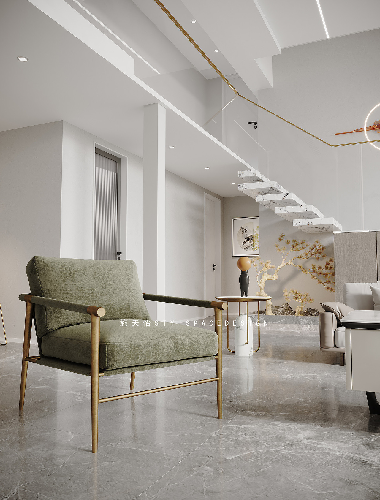 轻奢系Loft | 施天怡设计事务所