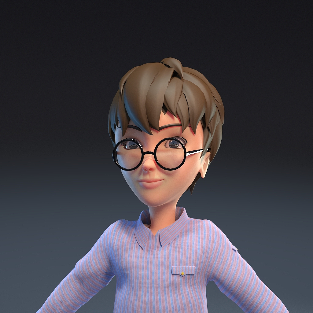 卡通角色 三维人物 3d建模 片头动画 视频制作 maya