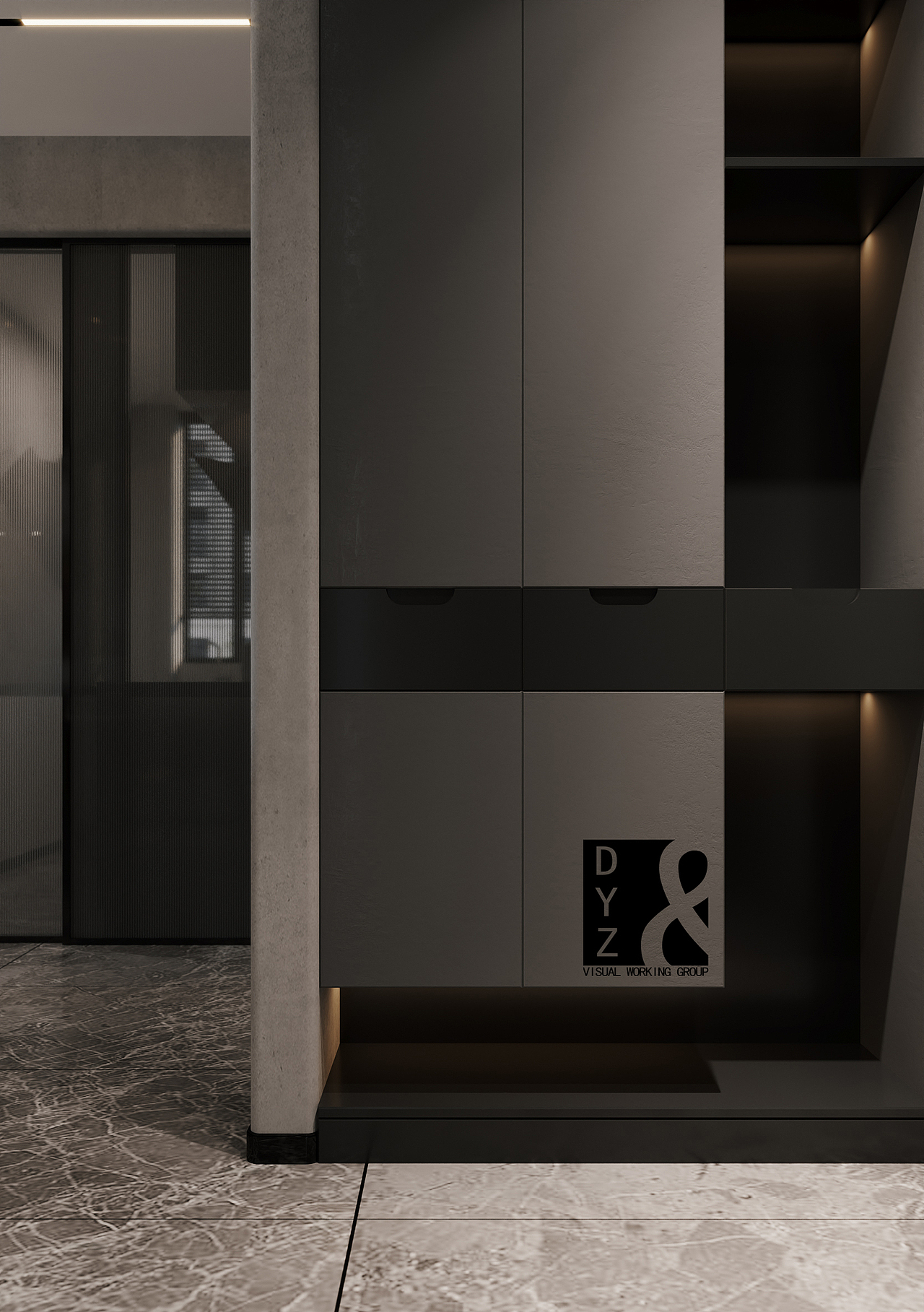 DYZ-现代空间（图ZMjU3NDQ3MzQw） - 家装设计 - 站酷设计师DZvison原创素材 - 站酷ZCOOL