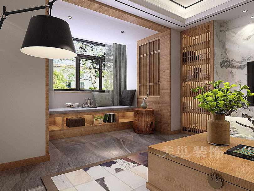 郑州高新数码港180平四室两厅现代简约风格装修效果图---休闲区