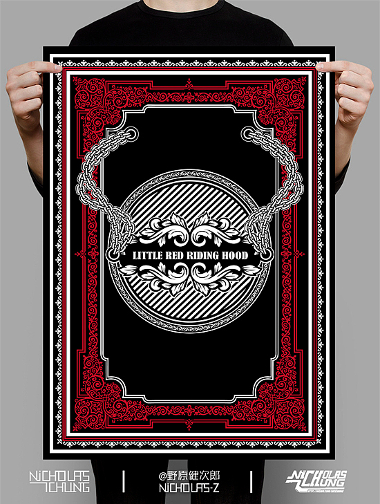 Little Red Riding Hood小红帽-装饰画创作
