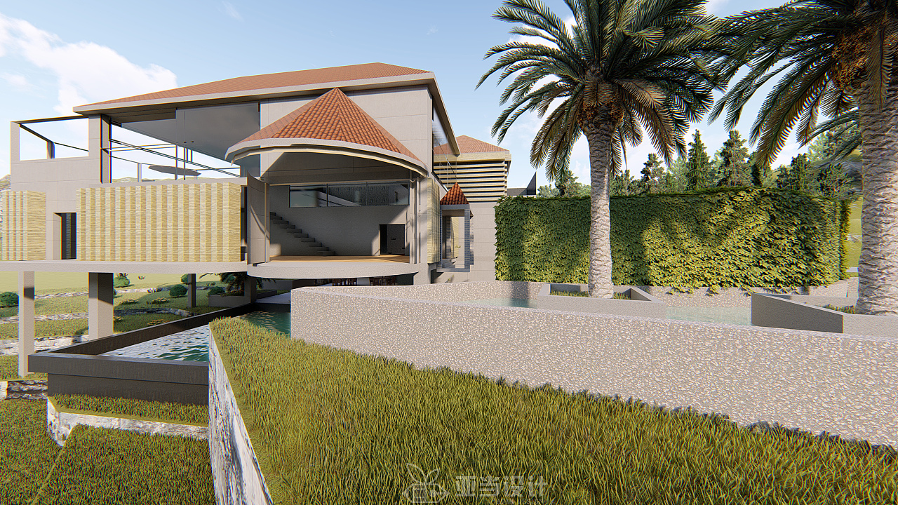 山地别墅模型/效果图|空间|建筑设计|亚当设计 - 原创作品 - 站酷 (zc