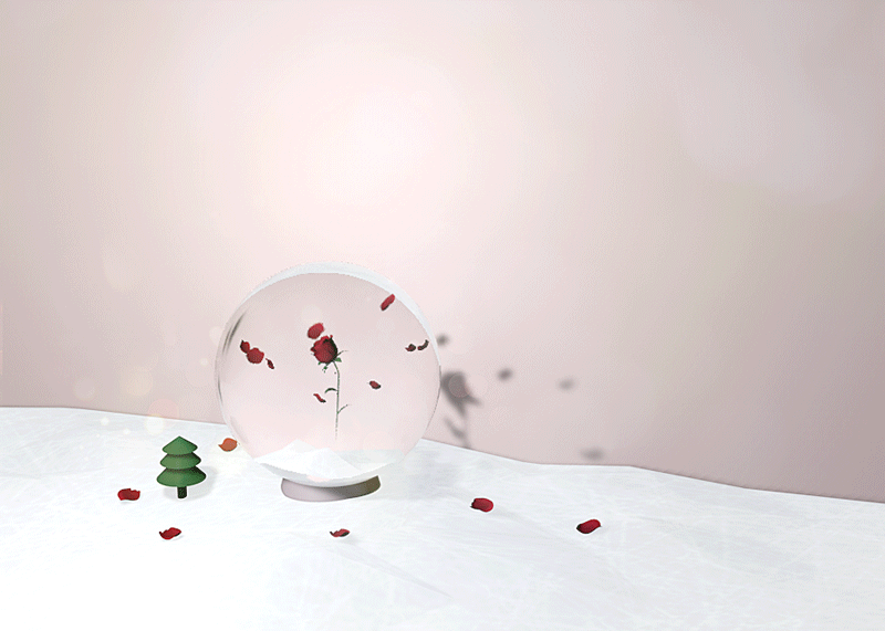 C4D练习 水晶球系列