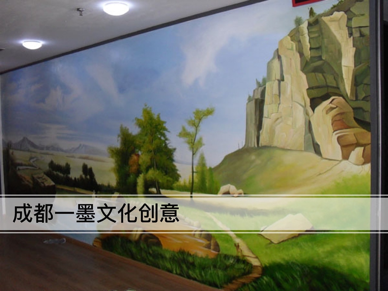3D墙画 3d立体画 3D墙绘 油画