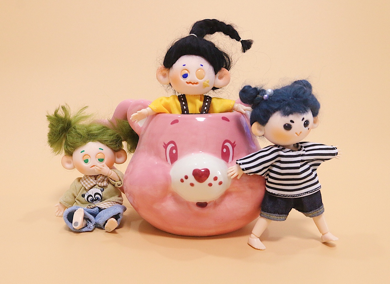 SourSoda叹酸制造所原创ob11粘土娃娃展示（图ZMjIyMDEwMTc2） - 手办/模玩 - 站酷设计师壹原二九原创素材 - 站酷ZCOOL